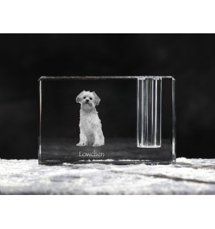 Lwi piesek penholder kryształowy z psem Art-Dog