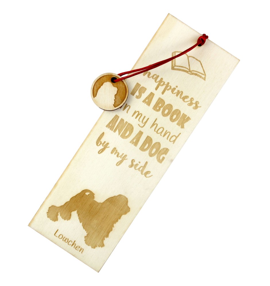 Lowchen, Little Lion Dog - dog bookmark, personalized bookmark, dog gadget for Art-Dog brand readers