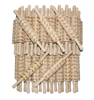 Petit chien lion - rouleau à motifs de chien, rouleau à pâtisserie et céramique, cadeau pour le pâtissier de la marque Art-Dog