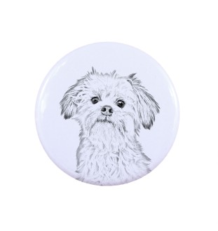 Lowchen, Little Lion Dog - women's jewelry with a dog portrait, handmade product, possibility to add your own photo, Art-Dog brand