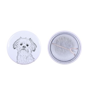 Lwi piesek przypinka z psem mała Art-Dog