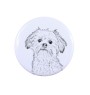 Petit chien lion - badge avec votre chien, ajoutez votre propre photo, marque Art-Dog