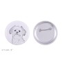 Petit chien lion - badge avec votre chien, ajoutez votre propre photo, marque Art-Dog