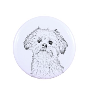 Petit chien lion - badge avec votre chien, ajoutez votre propre photo, marque Art-Dog