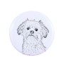 Petit chien lion - badge avec votre chien, ajoutez votre propre photo, marque Art-Dog