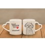 Lowchen, Little Lion Dog - cup with a dog, adorable cup with a heart-shaped handle, universal gift from the Art-Dog brand