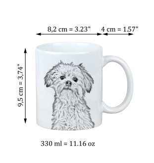 Petit chien lion - tasse avec chien, tasse avec photo, cadeau personnalisé de la marque Art-Dog