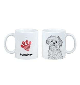 Petit chien lion - tasse avec chien, une tasse adorable avec une illustration, un cadeau avec votre photo de la marque Art-Dog