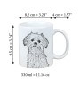 Lowchen, Little Lion Dog - cup with a dog, cute cup with graphics, a gift with your photo from the Art-Dog brand