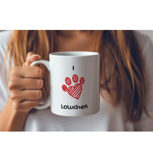 Lowchen, Little Lion Dog - cup with a dog, cute cup with graphics, a gift with your photo from the Art-Dog brand