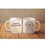 Löwchen - Tasse mit Hund, fröhliche Tasse für Hundeliebhaber, personalisiertes Geschenk der Marke Art-Dog
