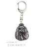 Bichon maltais, Maltese - Porte-clés argenté avec chien, décoration de sac à main, pendentif de sac à dos par la marque Art-Dog