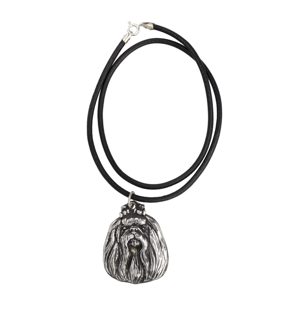 Maltese - Necklace with dog, silver-plated pendant for dog fan, unique jewelry by Art-Dog brand