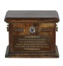 Maltese - urn for dog ashes, personalized urn with engraving, commemorative box for dog ashes by Art-Dog brand