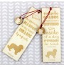 Bichon maltais, Maltese - marque-page pour livre avec chien, marque-page personnalisé, cadeau pour les amateurs de livres de la marque Art-Dog