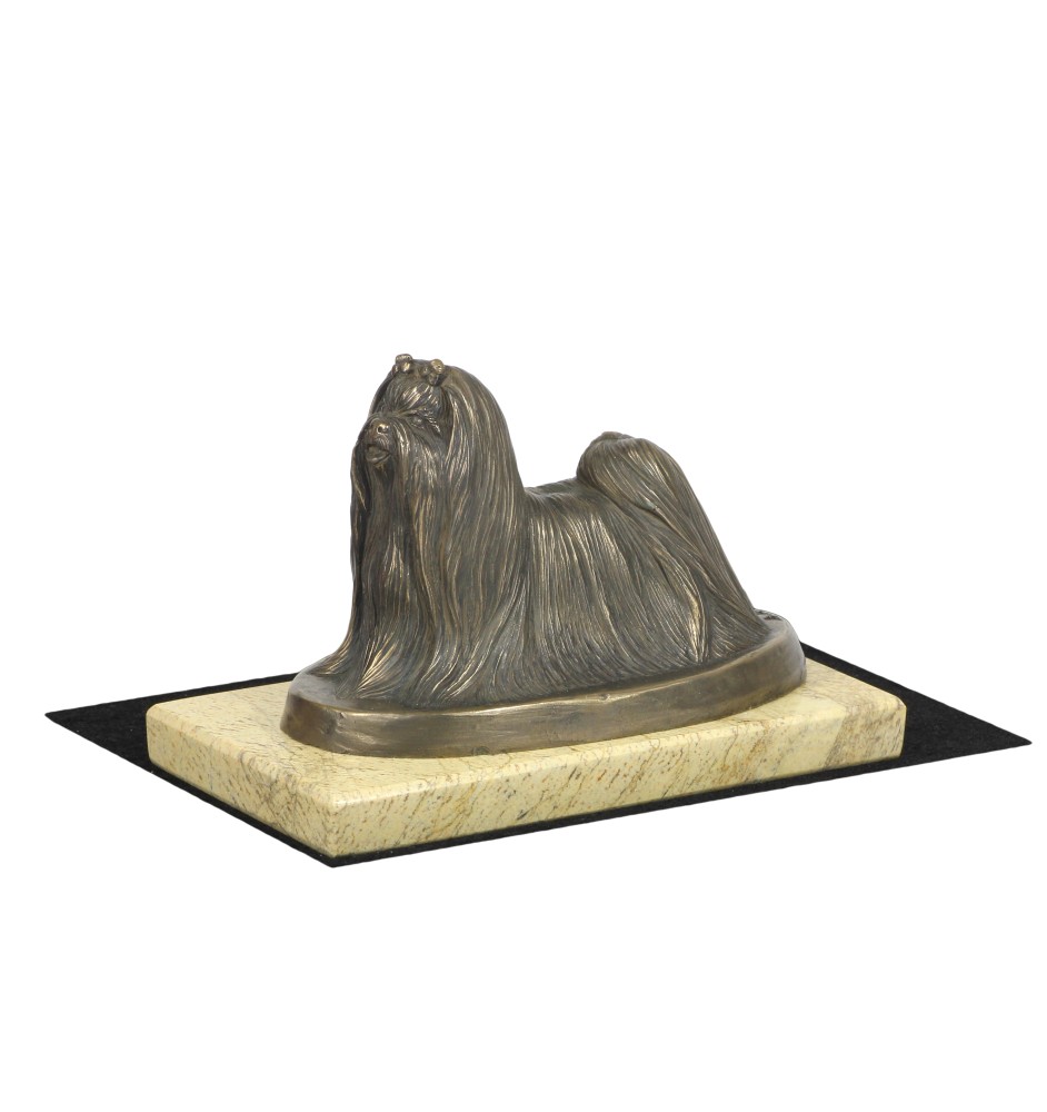 Bichon maltais, Maltese - statuette de chien, figurine de silhouette de chien, trophée pour exposition de chiens de la marque Art-Dog