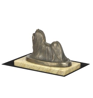 Malteser - Hundestatue, Hundesilhouettefigur, Trophäe für die Hundeausstellung der Marke Art-Dog