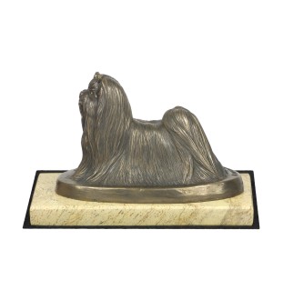 Bichon maltais, Maltese - statuette de chien, figurine de silhouette de chien, trophée pour exposition de chiens de la marque Art-Dog