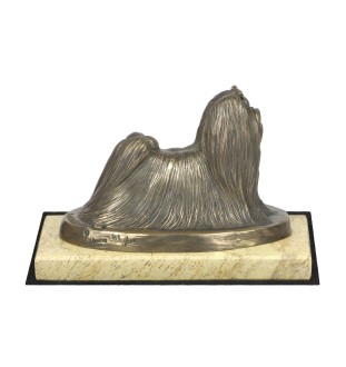 Bichon maltais, Maltese - statuette de chien, figurine de silhouette de chien, trophée pour exposition de chiens de la marque Art-Dog