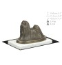 Bichon maltais, Maltese - une statuette de chien, une figurine en marbre blanc, un trophée pour l'exposition de chiens de la marque Art-Dog