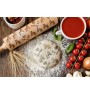 Maltese - rolling pin for dough with a dog, patterned rolling pin for ceramics, a gift for a cook from the Art-Dog brand