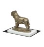 Neapolitan Mastiff, Mastino Napoletano - dog figurine, figure on a white base, trophy for Art-Dog dog show exhibition