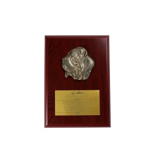 Mâtin napolitain, Mâtin de Naples, Napolitain - bas-relief de chien, petit décor, plaque réaliste avec chien de la marque Art-Dog