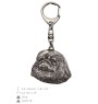 Pékinois - Porte-clés argenté avec chien, décoration de sac à main, pendentif de sac à dos par la marque Art-Dog