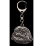 Pekingese, Pekinese, Peking-Palasthund - Versilberter Schlüsselanhänger mit Hund, Handtaschen-Dekoration, Rucksack-Anhänger der Marke Art-Dog