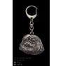 Pékinois - Porte-clés argenté avec chien, décoration de sac à main, pendentif de sac à dos par la marque Art-Dog
