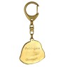 Pekingese, Pekinese, Peke - Gilded key ring with dog, handbag decoration, luxury accessory by Art-Dog brand
