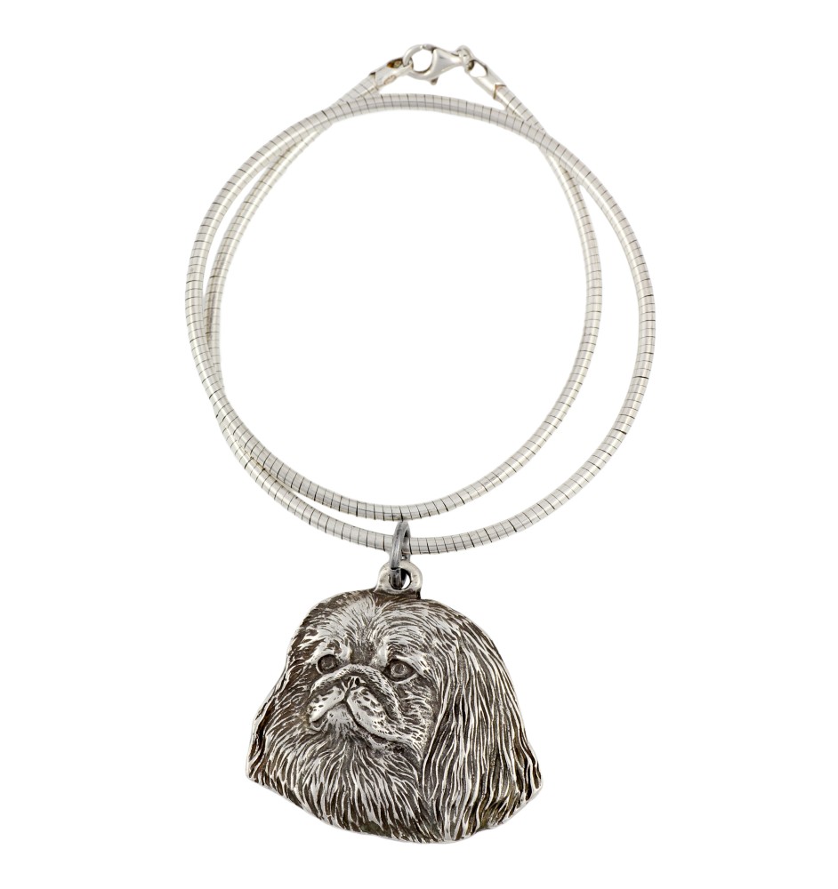 Pékinois - Collier pour chien, bijoux uniques pour les fans de chiens, pendentif vipère unique de la marque Art-Dog