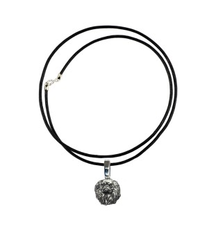 Pékinois - Collier pour chien, pendentif plaqué argent pour l'amoureux des chiens, bijoux subtils par Art-Dog