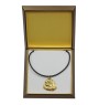 Pékinois - Collier de chien dans une boîte cadeau, pendentif plaqué or pour les fans de chiens, bijoux remarquables par Art-Dog