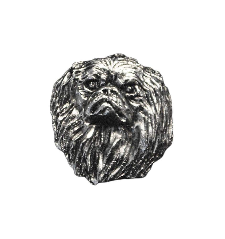 Pekińczyk pin posrebrzony Art-Dog