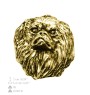Pékinois - broche plaquée or, ornement élégant pour chien, broche unique de la marque Art-Dog