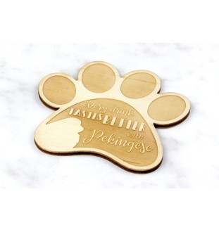 Pékinois - Sous-verre mug, sous-verre gravé avec chien, cadeau pour amoureux des chiens par la marque Art-Dog