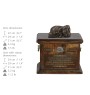 Pekingese, Pekinese, Peke - urn for dog ashes, urn with a statuette, personalized urn for dog ashes by Art-Dog brand