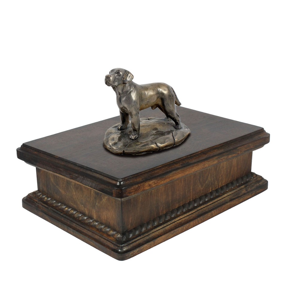 Pekingese, Pekinese, Peking-Palasthund - Hund Ascheurne, klassische Urne mit Statue, elegante Urne mit Hund von der Marke Art-Dog