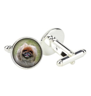 Pekingese, Pekinese, Peke - cufflinks, a shirt accessory, a shirt pendant from the Art-Dog brand