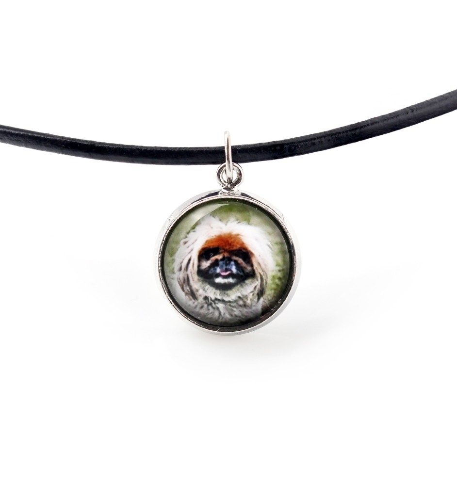 Pékinois - collier pendentif avec votre photo, fait main, bijoux de la marque Art-Dog