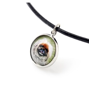 Pekingese, Pekinese, Peking-Palasthund - Halskette mit Anhänger mit Ihrem Foto, handgefertigt, handgefertigter Schmuck der Marke Art-Dog