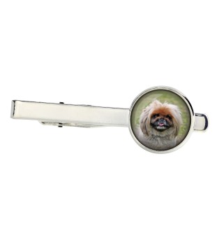 Pekingese, Pekinese, Peke - tie clip in a box, stylish tie, personalized jewelry from the Art-Dog brand