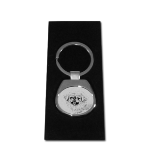 Pékinois - porte-clés avec chien, porte-clés imprimé, breloque personnalisée de la marque Art-Dog