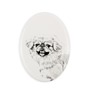 Pekińczyk płyta nagrobna ze zdjęciem psa Art-Dog