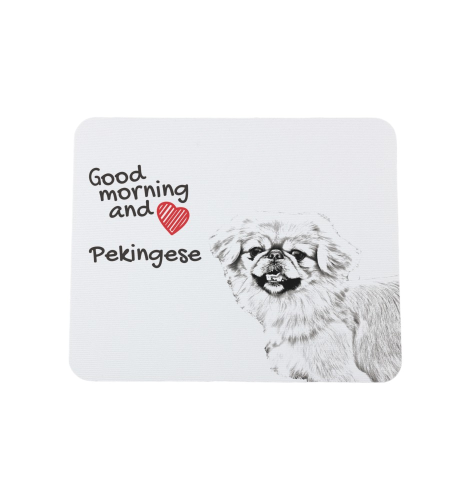 Pékinois - tapis de souris personnalisé avec impression, tapis de souris personnalisé avec chien, accessoire unique pour employé de bureau de la marque Art-Dog