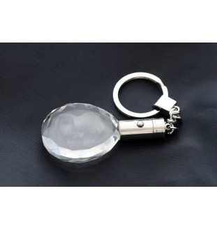 Pekingese, Pekinese, Peke - pendant with a photo of a dog, crystal key ring in a gift box, a unique gift by Art-Dog