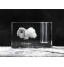 Pekingese, Pekinese, Peking-Palasthund - Stifthalter, Kristallorganizer mit Hundefoto, einzigartige Schreibtischdekoration der Marke Art-Dog
