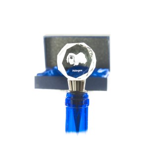 Pékinois - Bouchon de bouteille, bouchon de vin en cristal avec photo, cadeau personnalisé pour barman par la marque Art-Dog