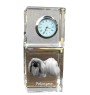 Pekingese, Pekinese, Peke - crystal clock with a photo, a photo of a dog in crystal, personalized desk clock by Art-Dog brand